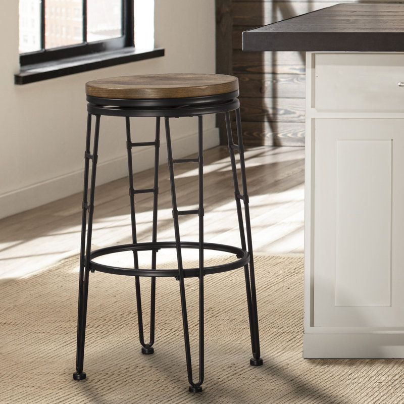 Gracie Oaks Winfield 26" Swivel Bar Stool & Reviews Wayfair